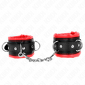 Kink - Pulso Pesado Com Forro De Pele Vermelha Ajustável 20-30 Cm X 6 Cm