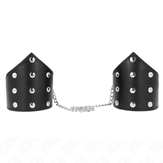KINK - BLACK DOT STYLE BRACELETS WITH ADJUSTABLE CHAIN 17-23 CM X 8.5 CM