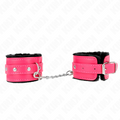 Kink - Pulsera Premium de Piel Negra con Látigo Ajustable Raspberry Rose 17-29 Cm X 6 Cm