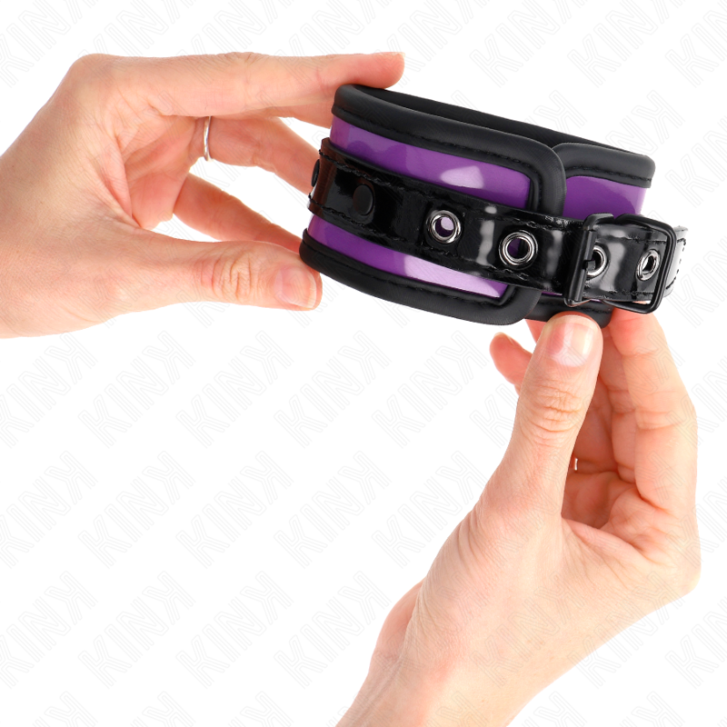 KINK - PUÑOS AJUSTABLES DE NEOPRENO MORADO CLARO 21-28 CM X 5 CM