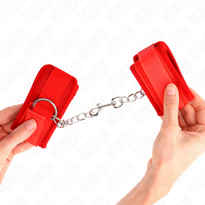 KINK - PULSERAS DE NEOPRENO ROJAS 42 X 5 CM