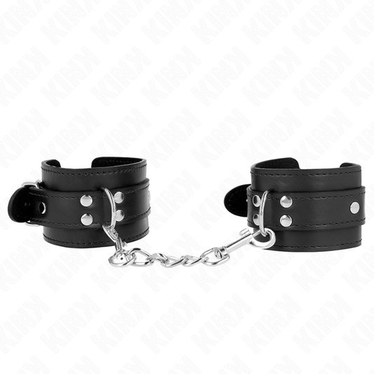 KINK - ADJUSTABLE BLACK SIMPLE WRIST 20-23 CM X 5.5 CM