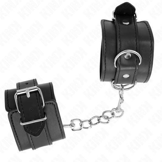 KINK - ADJUSTABLE BLACK SIMPLE WRIST 20-23 CM X 5.5 CM