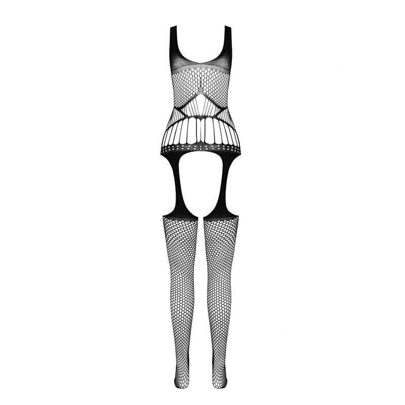 PASSION - BS 106 WHITE BODYSTOCKING ONE SIZE