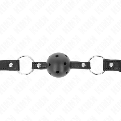 KINK - HOLLOW BLACK BALL HARD 4.5 CM GAG MODEL 1 63.5 X 2 CM