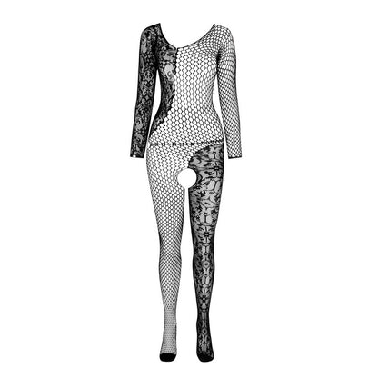 PASIÓN - BS 107 BODYSTOCKING ROJO TALLA ÚNICA