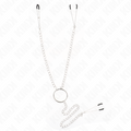 Kink - Triple Nipple and Clitoral Clamps with Chain Model 1