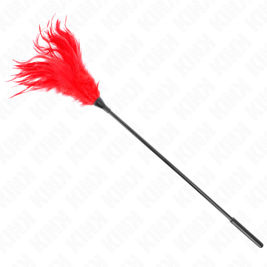 KINK - MÚLTIPLES PLUMAS ROJAS PARA COSQUILLAS 45 CM