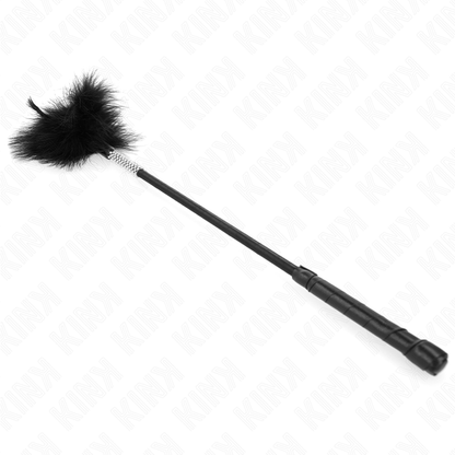 KINK - PLUMAS QUE HACEN COSQUILLAS CON MANGO DE 50 CM DE DIAMANTES