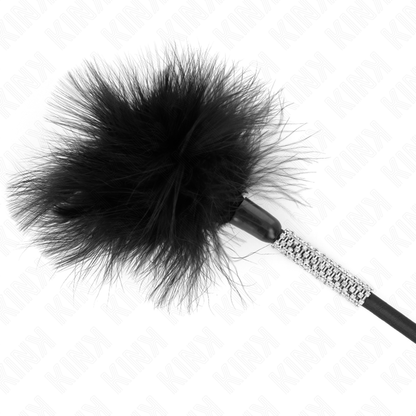 KINK - PLUMAS QUE HACEN COSQUILLAS CON MANGO DE 50 CM DE DIAMANTES