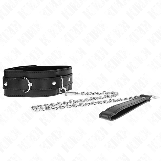 KINK - 65 CM NECKLACE WITH BELT WITH BLACK STRAP 54 X 4.5 CM