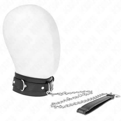 KINK - 65 CM NECKLACE WITH BELT WITH BLACK STRAP 54 X 4.5 CM