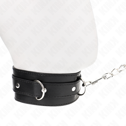 KINK - 65 CM NECKLACE WITH BELT WITH BLACK STRAP 54 X 4.5 CM