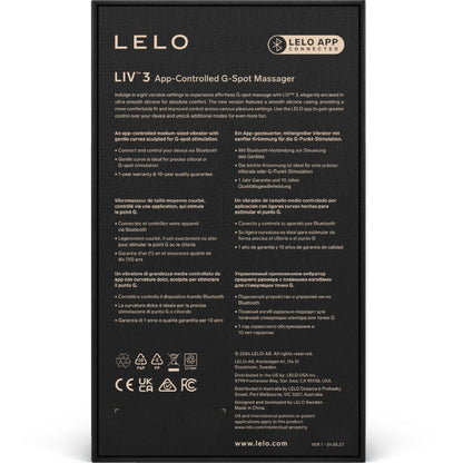 LELO - LIV™ 3 ESTIMULADOR DEL PUNTO G VIOLETA
