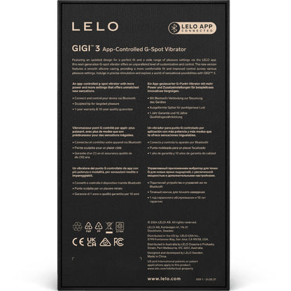LELO - GIGI™ VIBRADOR PUNTO 3 G VIOLETA
