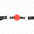 Kink - Bola Tpe Vermelha Mordaça 4 Cm 60 X 2 Cm