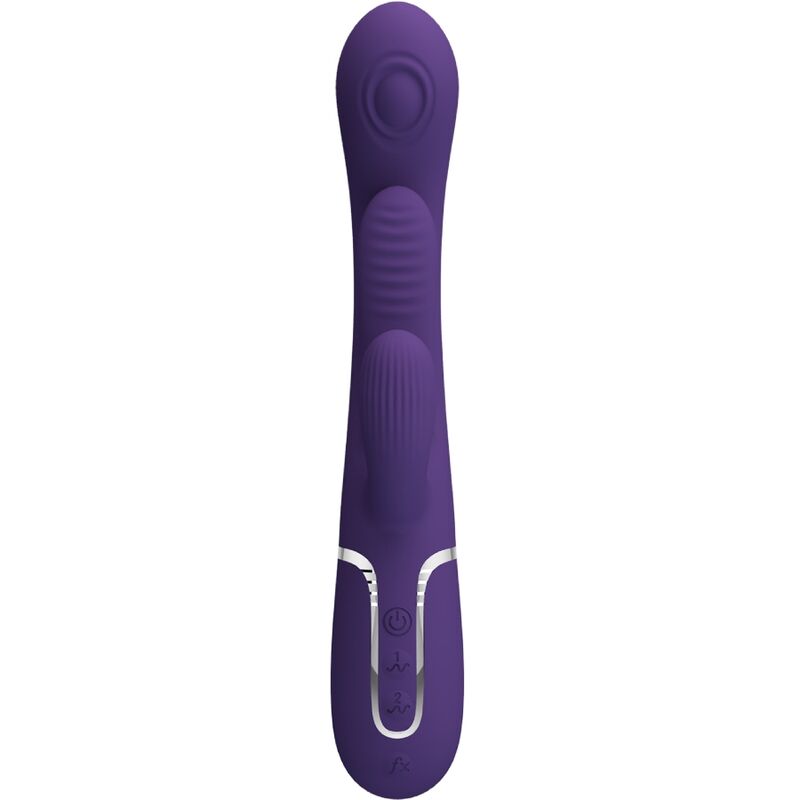 PRETTY LOVE - SHANIA TRIPLE RABBIT PURPLE MULTIFUNCTIONAL VIBRATOR