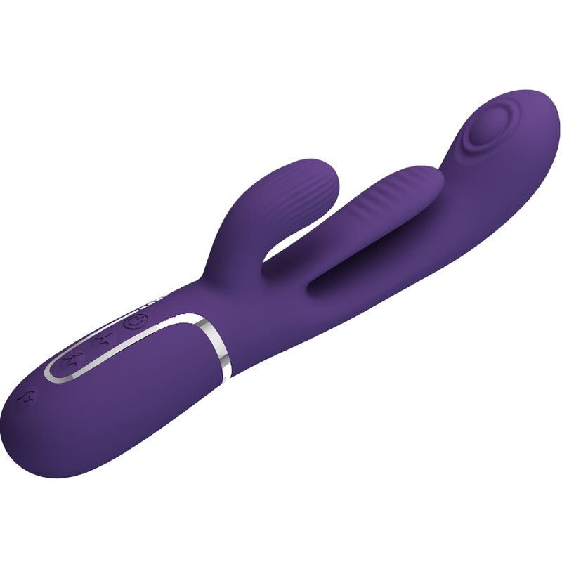 PRETTY LOVE - SHANIA TRIPLE RABBIT PURPLE MULTIFUNCTIONAL VIBRATOR