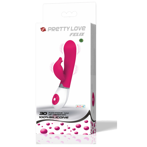 PRETTY LOVE - VIBRATOR WITH FELIX STIMULATOR