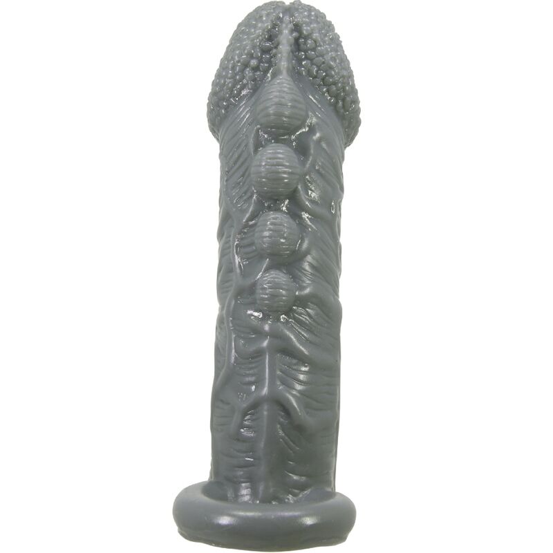 PRETTY LOVE - FUNDA REALISTA PARA AGRANDAMIENTO DEL PENE Y RETRASADO DE GRIS