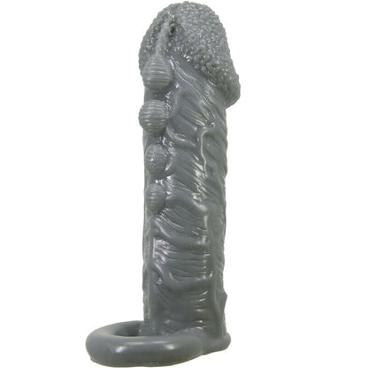 PRETTY LOVE - FUNDA REALISTA PARA AGRANDAMIENTO DEL PENE Y RETRASADO DE GRIS