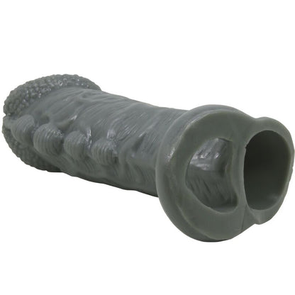 PRETTY LOVE - FUNDA REALISTA PARA AGRANDAMIENTO DEL PENE Y RETRASADO DE GRIS