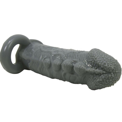 PRETTY LOVE - FUNDA REALISTA PARA AGRANDAMIENTO DEL PENE Y RETRASADO DE GRIS