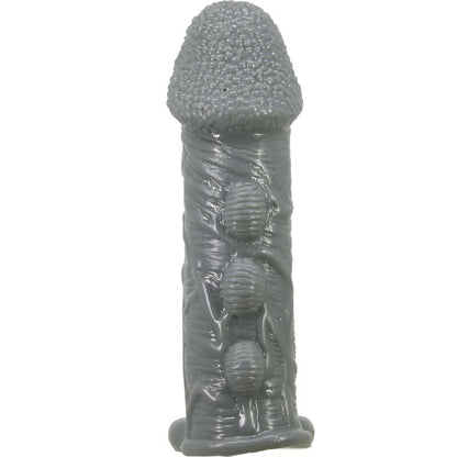 PRETTY LOVE - FUNDA REALISTA PARA AGRANDAMIENTO DEL PENE Y RETRASADO DE GRIS