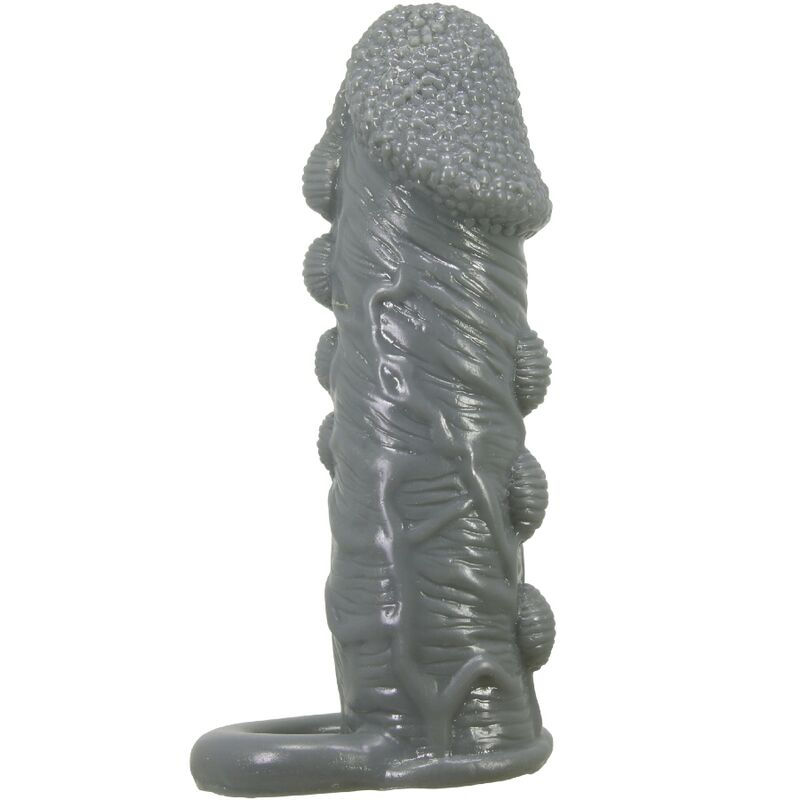 PRETTY LOVE - FUNDA REALISTA PARA AGRANDAMIENTO DEL PENE Y RETRASADO DE GRIS