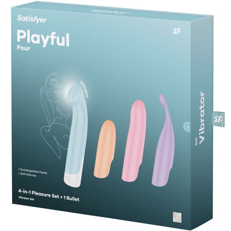 SATISFYER - G-SPOT WAVE 4 PROGRAMA 12 VIBRACIONES VIBRADOR GRIS OSCURO
