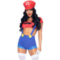 Leg Avenue - Sexy Mario Bros Red/Blue Costume M