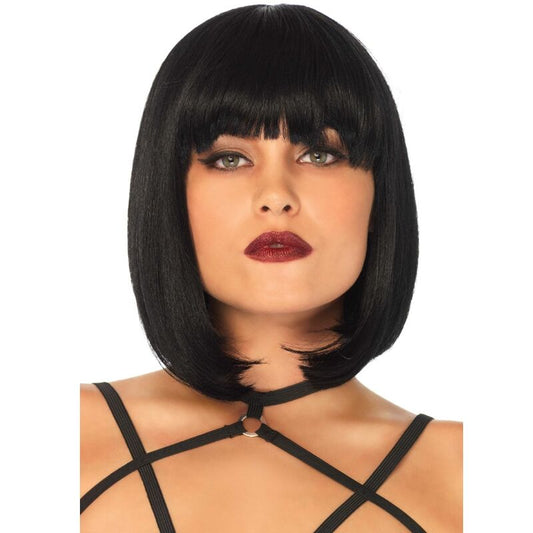 LEG AVENUE - PELUCA BOB CORTA NEGRA NATURAL