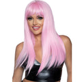 Leg Avenue - Peruca Long Straight Bang Rosa