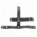 Kink - Adjustable Leather Penis Ring with Ball Divider