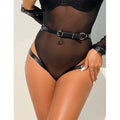 Subblime - 953690 Algemas Com Cinto De Bondage Preto Tamanho Único