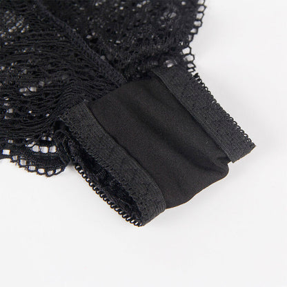 SUBBLIME - 953911 SILK AND LACE SHIRT + BLACK PANTIES S/M