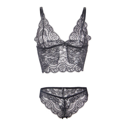 SUBBLIME - 953911 SILK AND LACE SHIRT + BLACK PANTIES S/M