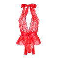 Subblime - 953980 Body Sexy Com Babados + Cinto Vermelho L/Xl