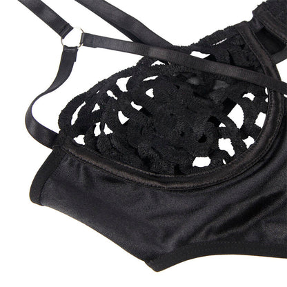 SUBBLIME - 954055 BODY DE ENCAJE NEGRO SEXY S/M