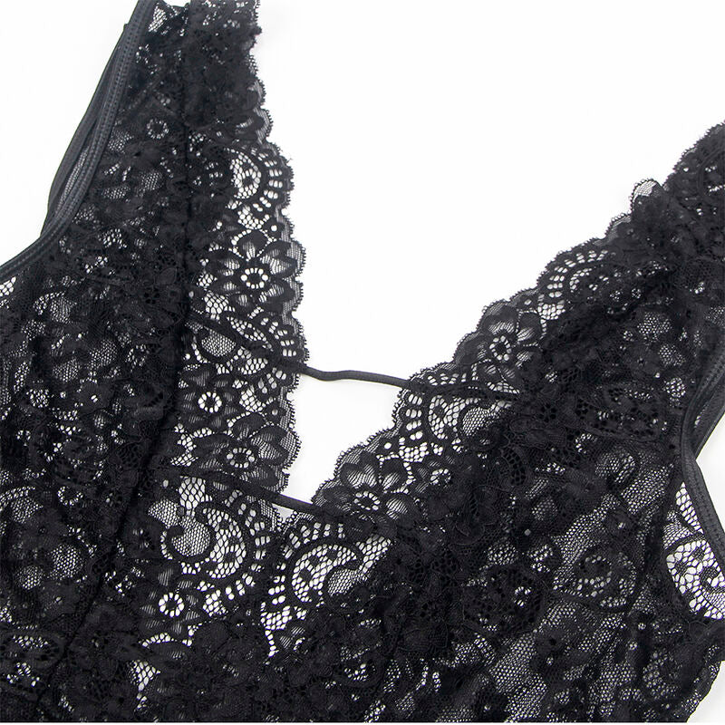 SUBBLIME - 954383 BODY SEXY CON LIGUERO NEGRO S/M
