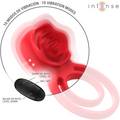 Intense - Gail Estimulador Rose 10 Vibrações Vermelho Controle Remoto
