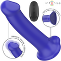 Intense - Victoria Vibrador Com Ventosa 10 Vibrações Azul Escuro Controle Remoto