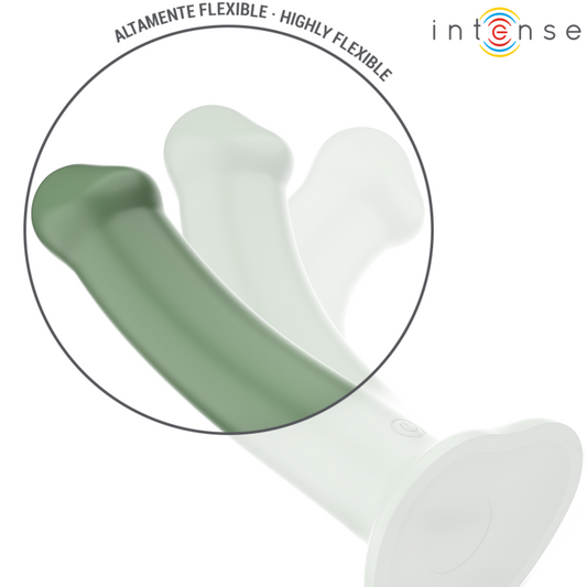 INTENSE - BECCA VIBRADOR CON VENTOSA 10 VIBRACIONES CONTROL REMOTO VERDE