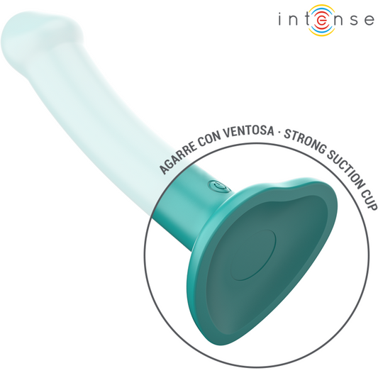 INTENSE - KATIE VIBRADOR CON VENTOSA 10 VIBRACIONES CONTROL REMOTO AZUL