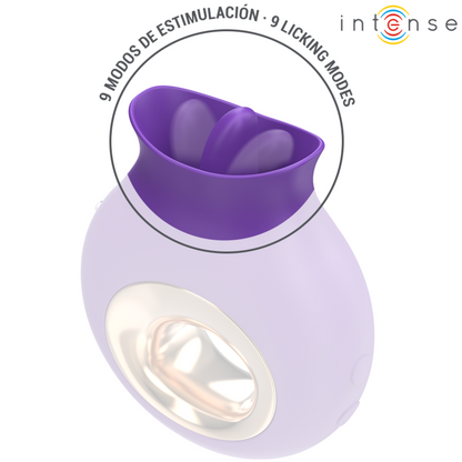 INTENSO - ESTIMULADOR DE CLÍTORIS TULI 9 VIBRACIONES Y 9 OSCILACIONES MORADO