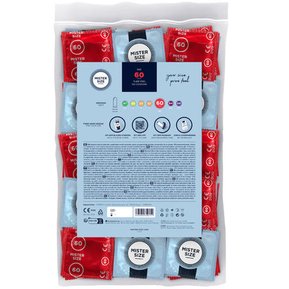 MISTER SIZE - CONDOM SIZE GG 60 MM (100 UNITS)
