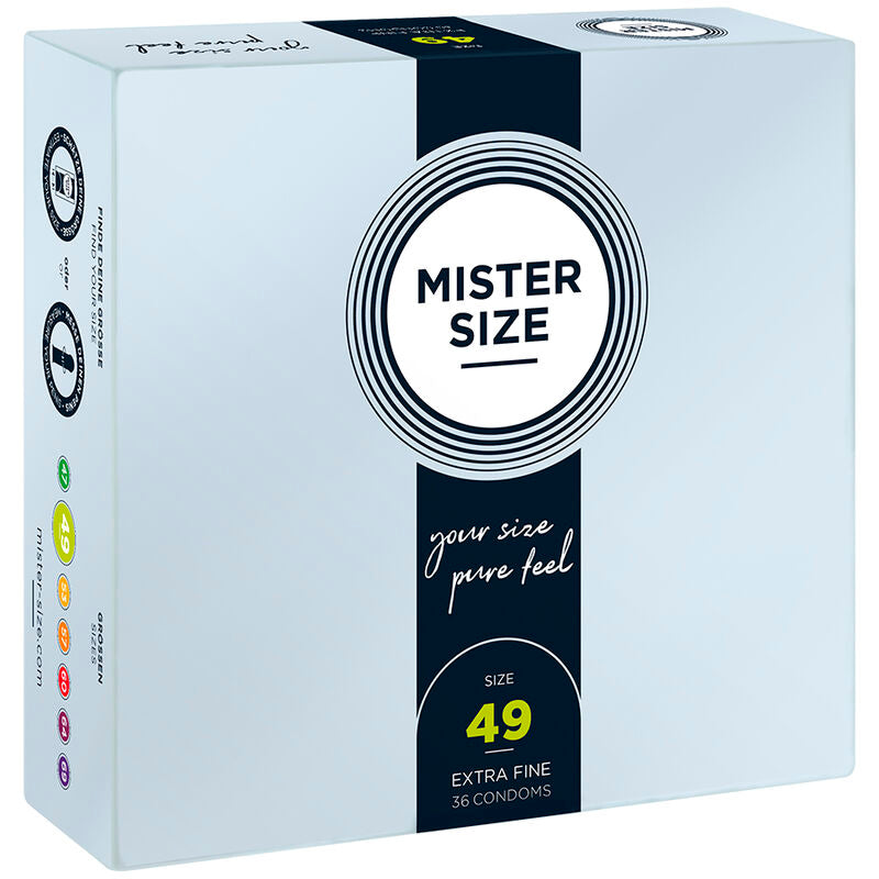 MISTER SIZE - CONDOM SIZE P 49 MM (36 UNITS)
