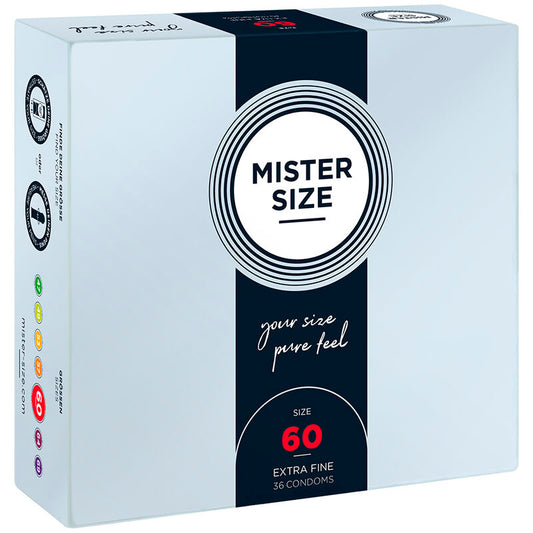 MISTER SIZE - CONDOM SIZE GG 60 MM (36 UNITS)