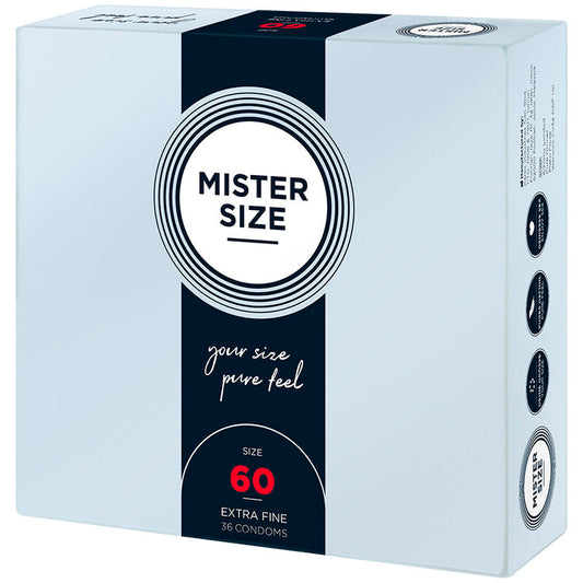 MISTER SIZE - CONDOM SIZE GG 60 MM (36 UNITS)