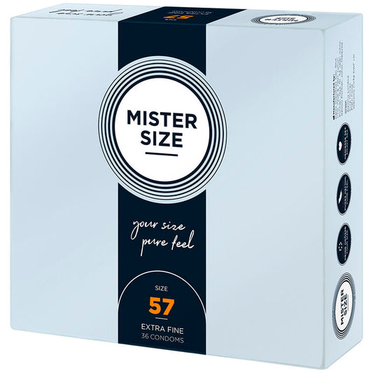 MISTER SIZE - CONDOM SIZE G 57 MM (36 UNITS)